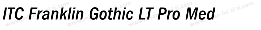 ITC Franklin Gothic LT Pro Medium字体转换